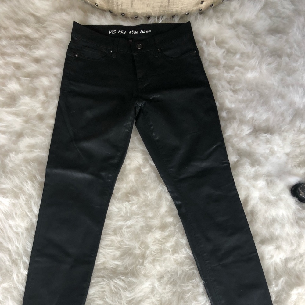 Victoria’s Secret faux leather jeans